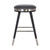 Clara Backless Modern 26" Black Faux Leather Bar Stool