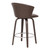Connie 26" Modern Brown Faux Leather Bar Stool