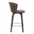 Connie 30" Modern Brown Faux Leather Bar Stool