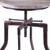 Armen Living Concord Adjustable Barstool in Industrial Copper finish with Pine Wood seat