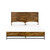 Cusco Rustic Acacia Platform Queen Bed