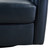 Desi Contemporary Swivel Accent Chair in Black Genuine Leather