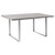 Armen Living Fenton Contemporary Dining Table with Cement Gray Top