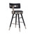 Grace Modern 26" Grey Faux Leather Bar Stool