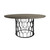 Gatsby Concrete and Metal Round Dining Table