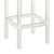 Armen Living Kara Contemporary 26" Counter Height Barstool in Grey Faux Leather with Acrylic Legs