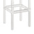 Armen Living Kara Contemporary 30" Bar Height Barstool in Grey Faux Leather with Acrylic Legs