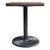 Talia Industrial Table in Industrial Grey and Pine Wood Top