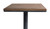 Talia Industrial Table in Industrial Grey and Pine Wood Top