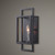 Uttermost Quadrangle 1 Light Black Sconce