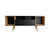 Manhattan Comfort Theodore 62.99 TV Stand with 6 Shelves in Black and Cinnamon