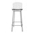 Manhattan Comfort Madeline 41.73" Barstool with Seat Cushion in Charcoal Grey and Black