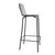 Manhattan Comfort Madeline 41.73"  Barstool, Set of 2 with Seat Cushion in Black and White