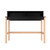 Manhattan Comfort Bowery Desk with 0 Shelves in Black and Oak