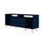 Manhattan Comfort Rockefeller 62.99 TV Stand with Metal Legs and 2 Drawers in Tatiana Midnight Blue
