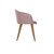 Manhattan Comfort Kari Velvet MatelassÃƒÆ’Ã‚Â© Accent Chair in Rose Pink - Set of 2
