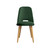 Manhattan Comfort Selina Velvet Accent Chair in Green