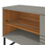 Manhattan Comfort Loft 47.24 Modern TV Stand with Steel Legs in Grey and Wood