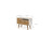 Manhattan Comfort Tribeca 35.43 Mid-Century Modern TV Stand with Solid Wood Legs in Off White and Nature