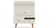 Manhattan Comfort Tribeca 53.94 Mid-Century Modern TV Stand and Panel with Media and Display Shelves in Off White