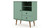 Manhattan Comfort Tribeca Mid-Century- Modern Dresser with 2-Drawers in Green Mint