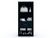 Manhattan Comfort Mulberry Open 1 Sectional Modern Armoire Wardrobe Closet with 2 Drawers in Tatiana Midnight Blue