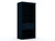 Manhattan Comfort Mulberry 2.0 Sectional Modern Armoire Wardrobe Closet with 2 Drawers in Tatiana Midnight Blue