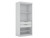 Manhattan Comfort Mulberry Open 3 Sectional Modem Wardrobe Closet with 6 Drawers - Set of 3 in White