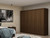 Manhattan Comfort Mulberry 2.0 Modern 3 Sectional Wardrobe Closet with 6 Drawers - Set of 3 in Brown