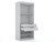 Manhattan Comfort Mulberry 2.0 Semi Open 2 Sectional Modern Wardrobe Corner Closet with 2 Drawers - Set of 2 in White