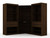 Manhattan Comfort Mulberry Open 3 Sectional Modern Wardrobe Corner Closet with 4 Drawers - Set of 3 in Brown