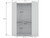 Manhattan Comfort Mulberry 2.0 Semi Open 3 Sectional Modern Wardrobe Corner Closet with 4 Drawers - Set of 3 in White