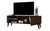 Manhattan Comfort Doyers 53.15 Mid-Century Modern TV Stand in Nut Brown