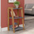 Manhattan Comfort Gowanus Modern Ladder Side Table with 3 Shelves in Grey