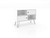 Manhattan Comfort Baxter Mid-Century- Modern 35.43" TV Stand with 4 Shelves in White