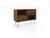 Manhattan Comfort Baxter Mid-Century- Modern 35.43" TV Stand with 4 Shelves in Rustic Brown