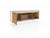 Manhattan Comfort Baxter Mid-Century- Modern 53.54" TV Stand with Wine Rack in Off White and Cinnamon