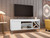 Manhattan Comfort Baxter Mid-Century- Modern 53.54" TV Stand with Wine Rack in White