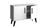 Manhattan Comfort Mid-Century- Modern Amsterdam Double Side Table 2.0 with 3 Shelves in White