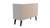 Manhattan Comfort Mid-Century- Modern Amsterdam Double Side Table 2.0 with 3 Shelves in White