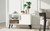 Manhattan Comfort Mid-Century- Modern Amsterdam 35.43" TV Stand with 3 Shelves in White