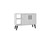 Manhattan Comfort Mid-Century- Modern Amsterdam 35.43" Sideboard with 4 Shelves in White