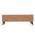 Manhattan Comfort Mid-Century- Modern Amsterdam 63" TV Stand with 4 Shelves in White and Oak