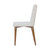 Manhattan Comfort Utopia Chevron Dining Chair in Beige