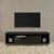 Manhattan Comfort Cabrini TV Stand 1.8 in Black Gloss and Black Matte