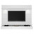 Manhattan Comfort Cabrini 2.2 Floating Wall Theater Entertainment Center in White Gloss