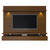 Manhattan Comfort Cabrini 2.2 Floating Wall Theater Entertainment Center in Nut Brown