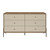 Manhattan Comfort Joy 59" Wide Double Dresser with 6 Full Extension Drawers in Off White