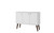 Manhattan Comfort Bromma 35.43" Buffet Stand with 3 Shelves and 3 Doors in White