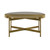 Dua Grey Concrete Coffee Table with Antique Brass